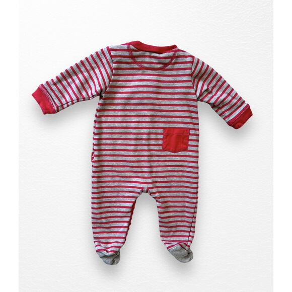 Le Top Sock Monkey Footed Sleeper, 6 Months - Picture 2 of 7